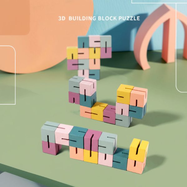Puzzle créatif en bois pour apprendre en s'amusant