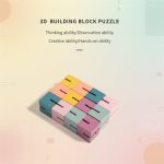 Stimulant puzzle en bois pour l'imagination des enfants