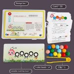Activités ludiques avec perles en bois pour enfants