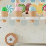 Accessoires de glaces en bois pour enfants amusants