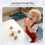 Jouet éducatif en bois pour enfants de 1 à 2 ans
