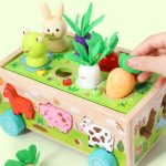 Amusement des formes : puzzle adapté aux tout-petits sur roulettes