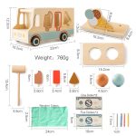 Camion à glace ludique adapté aux petits enfants