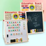 Jouet éducatif pour enfants de 3 à 4 ans, tableau blanc