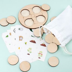 Jouet éducatif en bois pour enfants de 3 à 4 ans