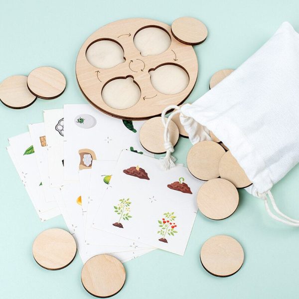 Jouet éducatif en bois pour enfants de 3 à 4 ans