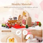 Jeu éducatif en bois pour les enfants de 3 à 4 ans