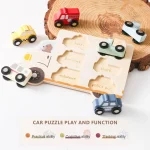 Jeu éducatif en bois – Aventure avec voitures