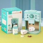 Set de Jeu de Café en Bois pour Enfants