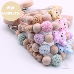 Collier en bois de hêtre avec motif koala