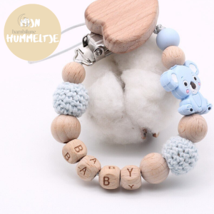 Accessoire pour bébé, collier tétine koala