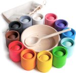Jeu de tri en bois - Combiner les couleurs