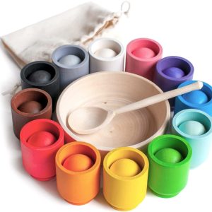 Jeu de tri en bois - Combiner les couleurs