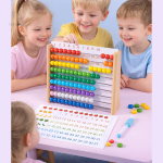 Outils de mathématiques en bois pour jeunes enfants