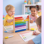 Abacus coloré pour développer les compétences numériques