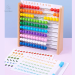 Activité d'apprentissage précoce avec abacus en bois