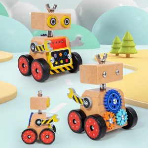 Jouet de construction en bois pour enfants