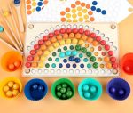 Woods - Perles arc-en-ciel pour construire et mélanger