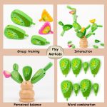 Cactus en bois pour stimuler l'imagination des petits