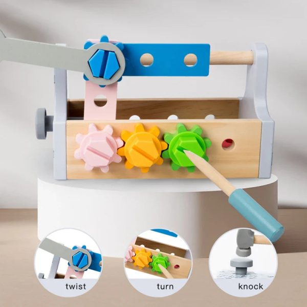 Outils en bois pour stimuler la créativité des tout-petits