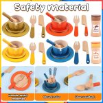 Set de jeu de cuisine adapté aux enfants de 3 à 4 ans