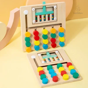Puzzle en bois éducatif pour enfants de 3 à 4 ans