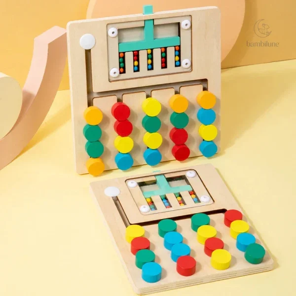 Puzzle en bois éducatif pour enfants de 3 à 4 ans