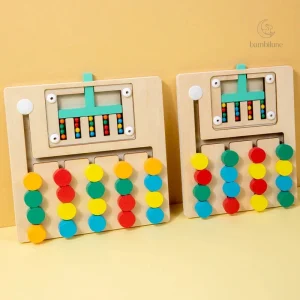 Puzzle éducatif en bois adapté aux tout-petits