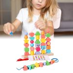 Jouets en bois adaptés aux tout-petits pour le développement spatial