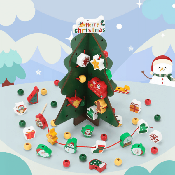 Décorez votre propre arbre - Jouet éducatif de Noël