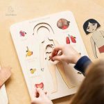 Puzzle éducatif pour découvrir le corps humain