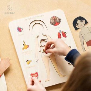 Puzzle éducatif pour découvrir le corps humain