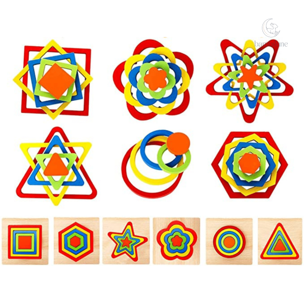 Défi pour enfants : puzzle éducatif en couleurs vives