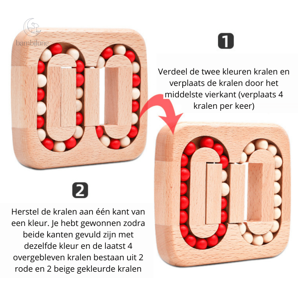 Perles magiques en bois pour un apprentissage ludique