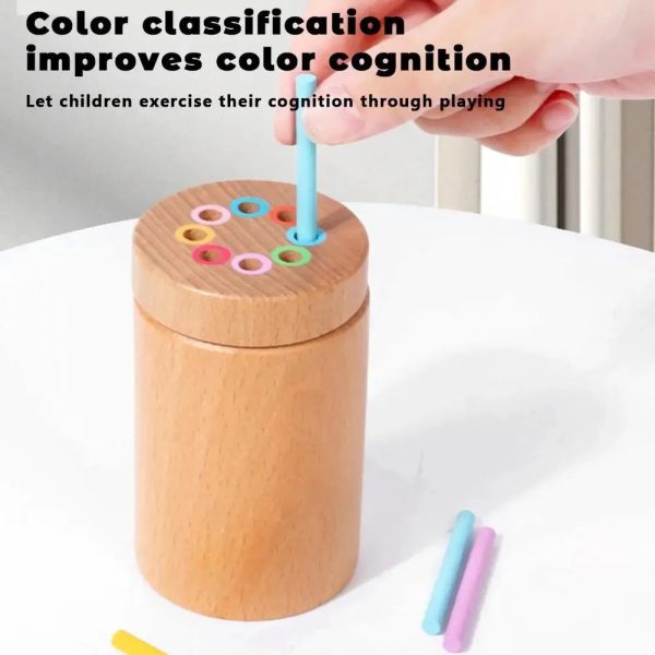 Développement sensoriel avec le jeu de tri des couleurs