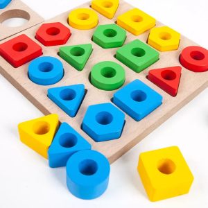 Jouet éducatif pour enfants de 5 à 6 ans en bois