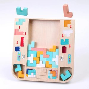 Woods - Puzzle Tetris pour développer le cerveau des enfants