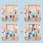 Jeu de réflexion Tetris adapté aux enfants de 7 à 8 ans