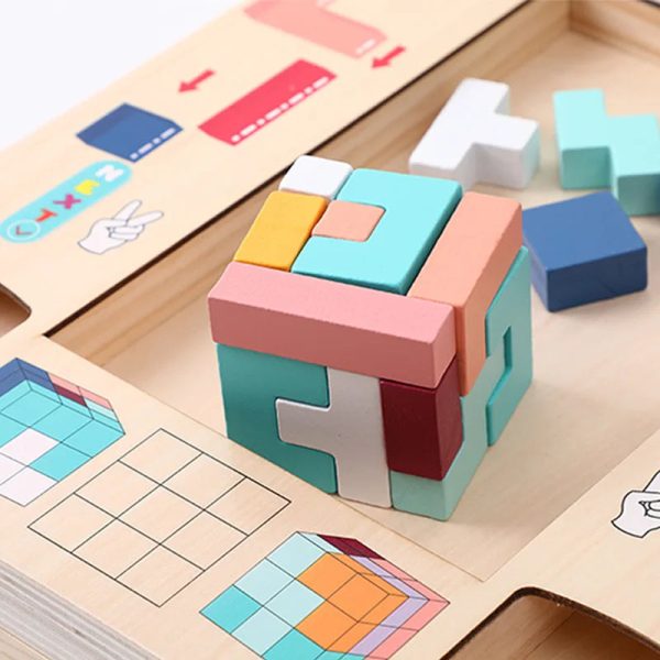 Développez la logique avec le puzzle Tetris Woods pour enfants