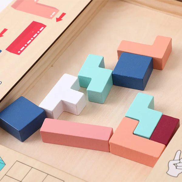 Puzzle éducatif Tetris pour stimuler l'esprit des jeunes joueurs