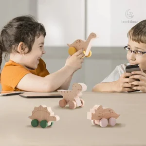 Jouet Dino sur roues, amusant et sécurisé pour les petits