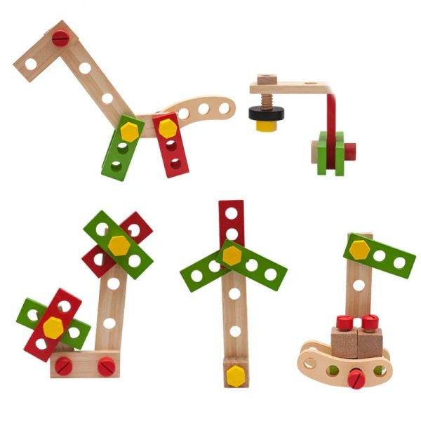 Accessoires de bricolage en bois pour petits bricoleurs