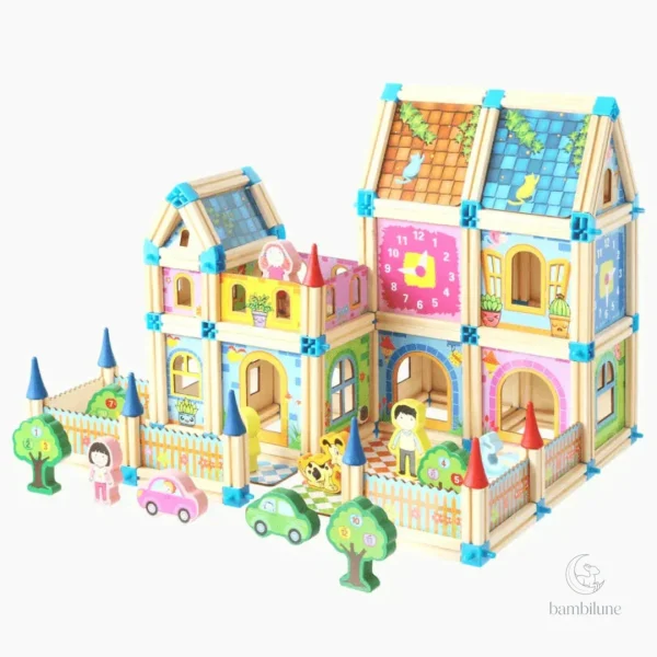 Jouet en bois durable pour âge 3 à 4 ans