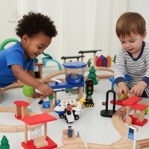 Jouet éducatif en bois pour enfants de 3 à 4 ans