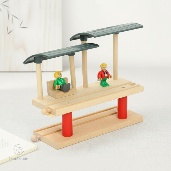 Activité ludique en bois pour les tout-petits