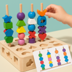 Woods - Jeu de puzzles Montessori colorés pour développer la créativité