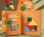 Puzzle traditionnel en bois pour enfants de 2 à 3 ans