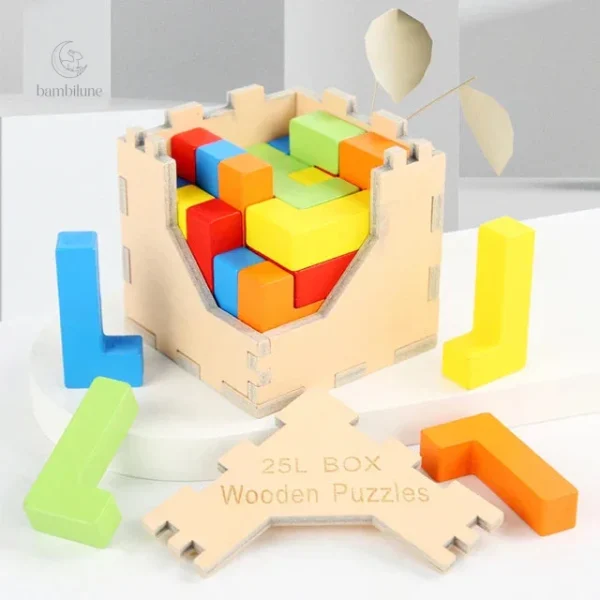 Puzzle coloré pour l'apprentissage des formes et des couleurs