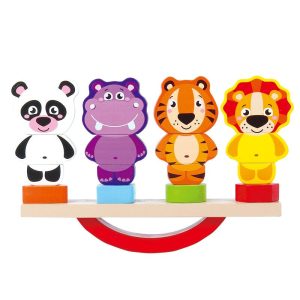 Woods - Jeu d'équilibre avec des animaux colorés