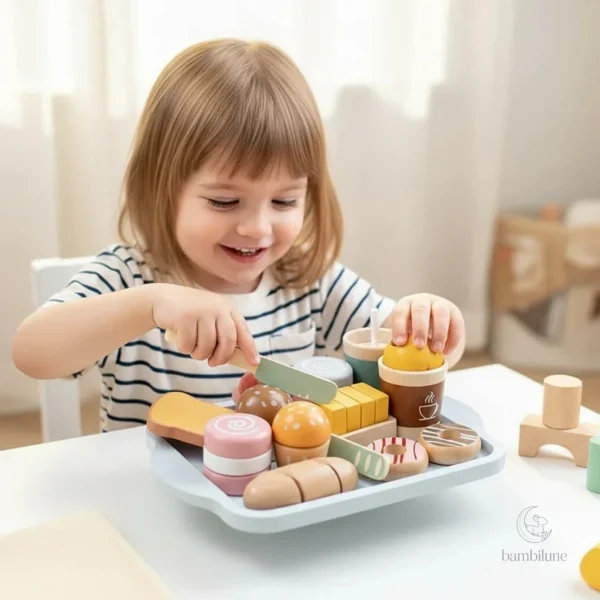 Woods – Jouets éducatifs pour le petit-déjeuner et pique-nique